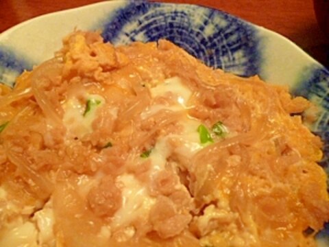 大豆ミートで生姜入り親子(玉子)丼